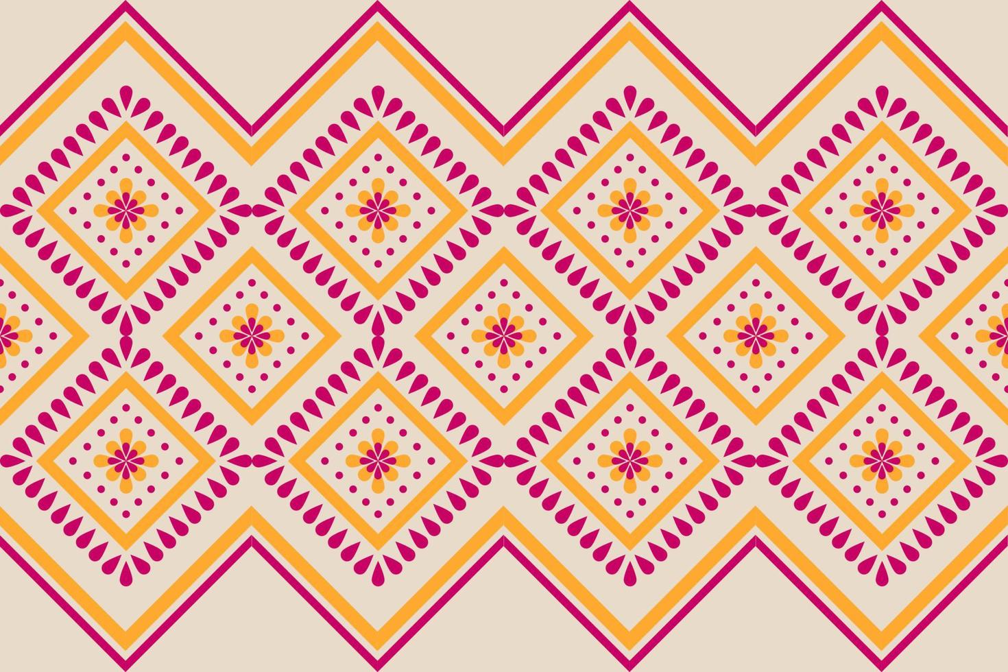 Carpet tribal pattern art. Geometric ethnic seamless pattern traditional. Aztec ethnic ornament print. Mexican style. vector