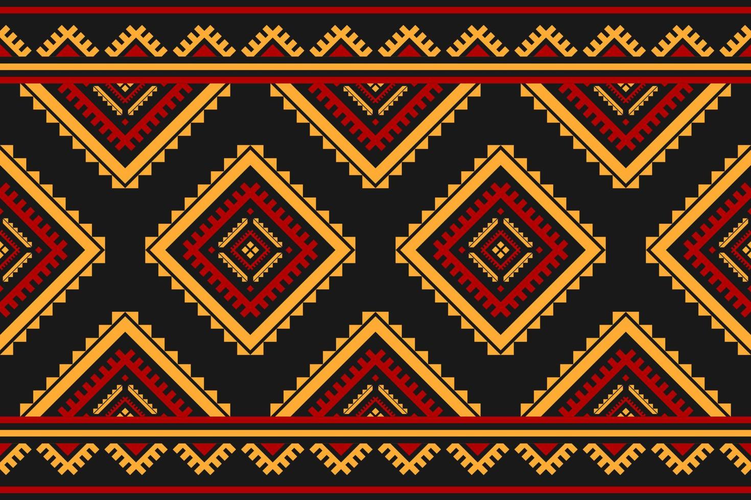 Carpet tribal pattern art. Geometric ethnic seamless pattern traditional. Aztec ethnic ornament print. Mexican style. vector
