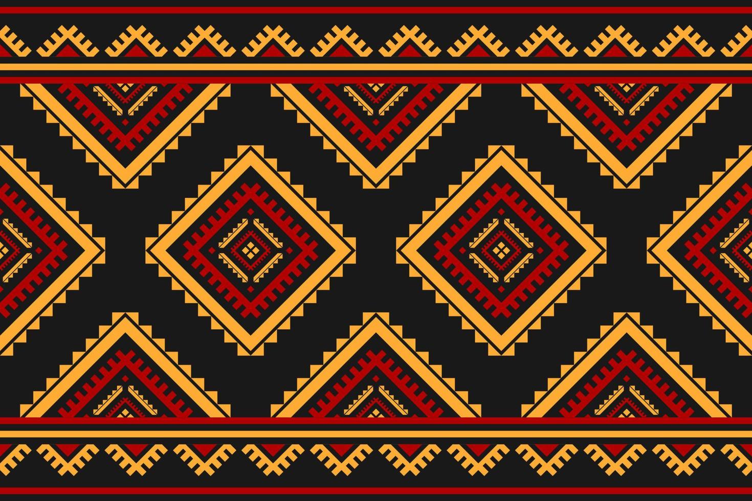 Carpet tribal pattern art. Geometric ethnic seamless pattern traditional. Aztec ethnic ornament print. Mexican style. vector