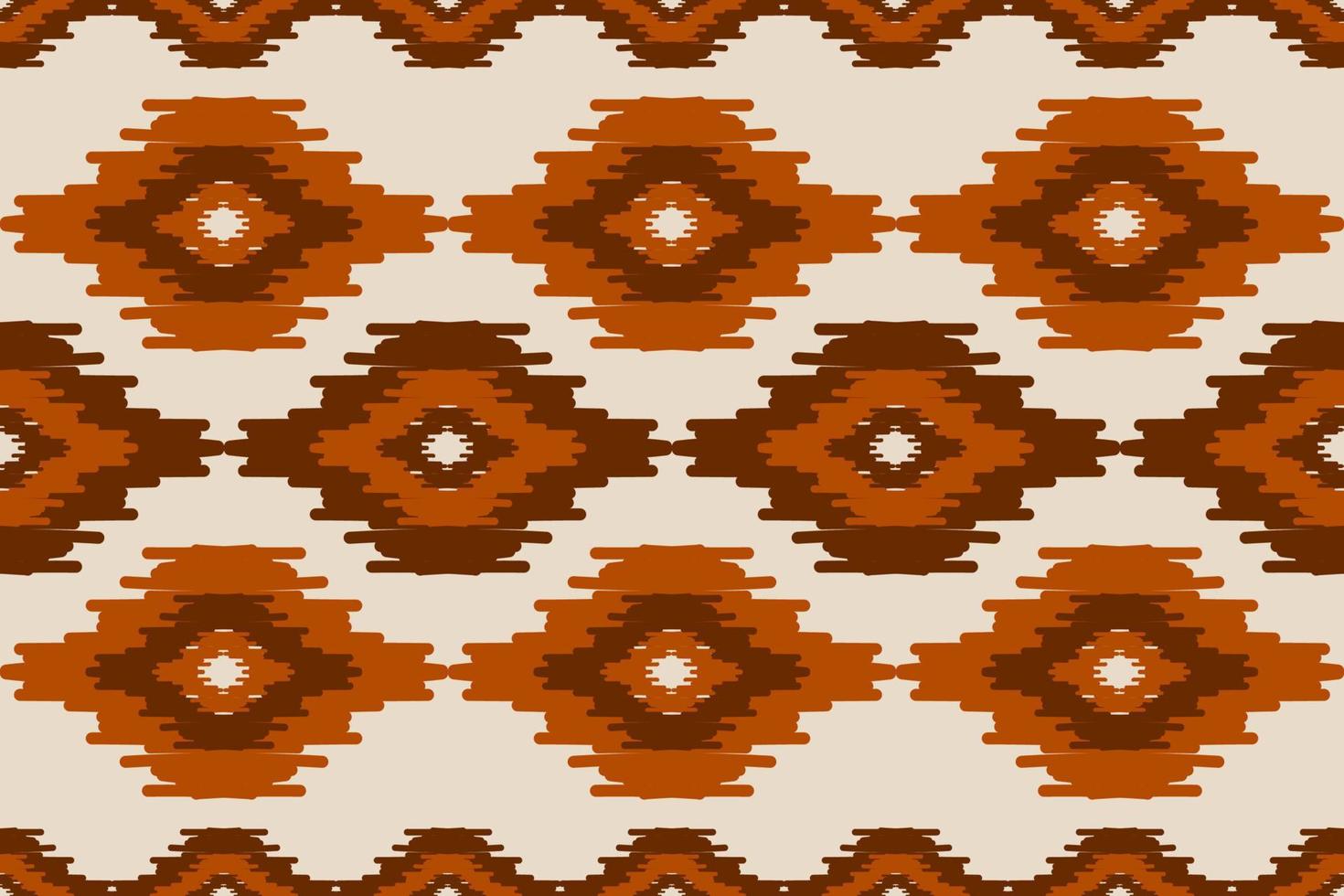 patrón étnico ikat sin costuras en tribal. estilo americano, mexicano. estampado de adornos geométricos aztecas. vector