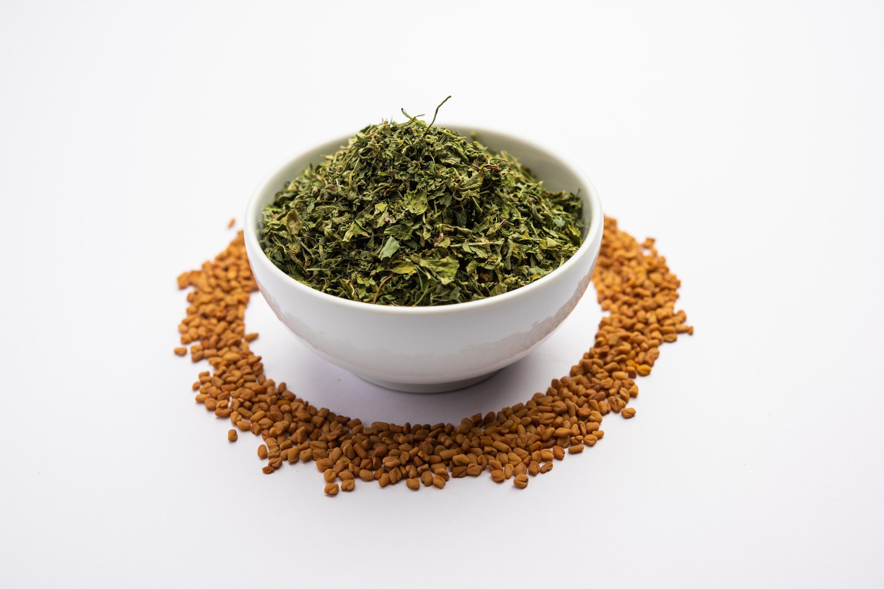 Kasuri Methi or Kasoori Methi or dried fenugreek leaves also known as