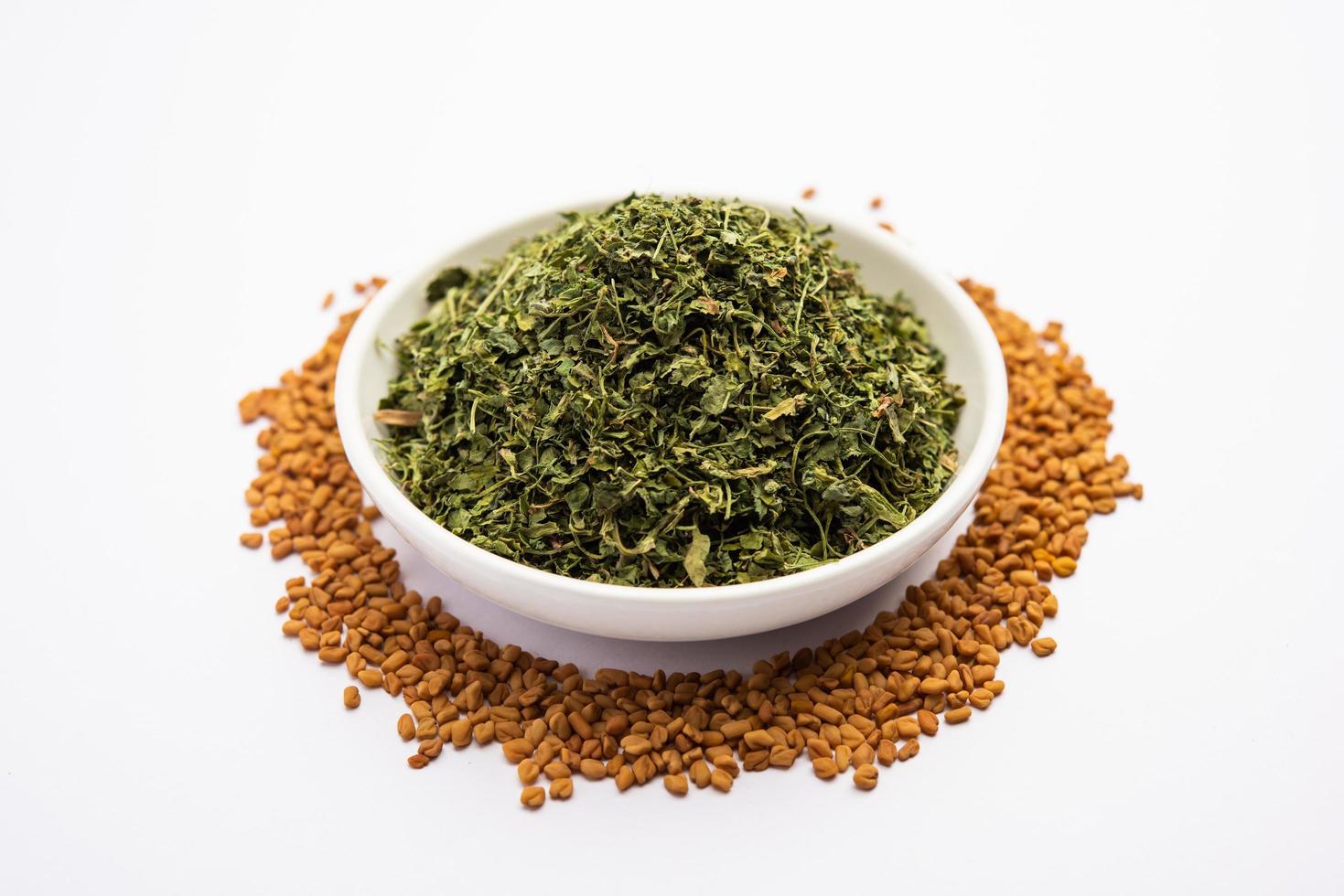 Kasuri Methi or Kasoori Methi or dried fenugreek leaves also known as