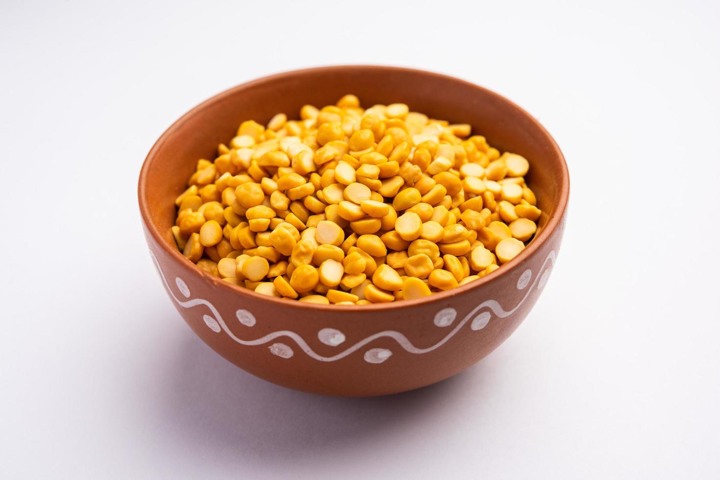 Split Chickpea Also Know as Chana Dal, Yellow Chana Split Peas, Dried Chickpea Lentils photo