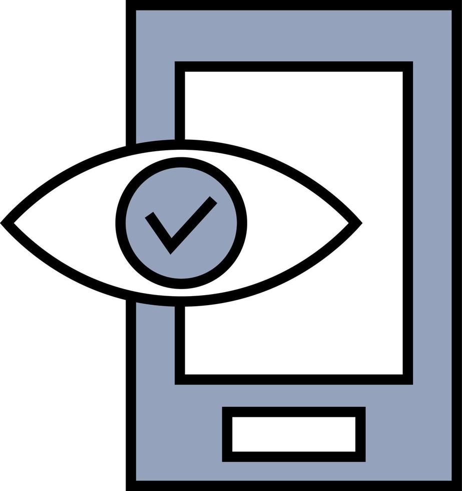 Online security privacy, illustration, vector on a white background.