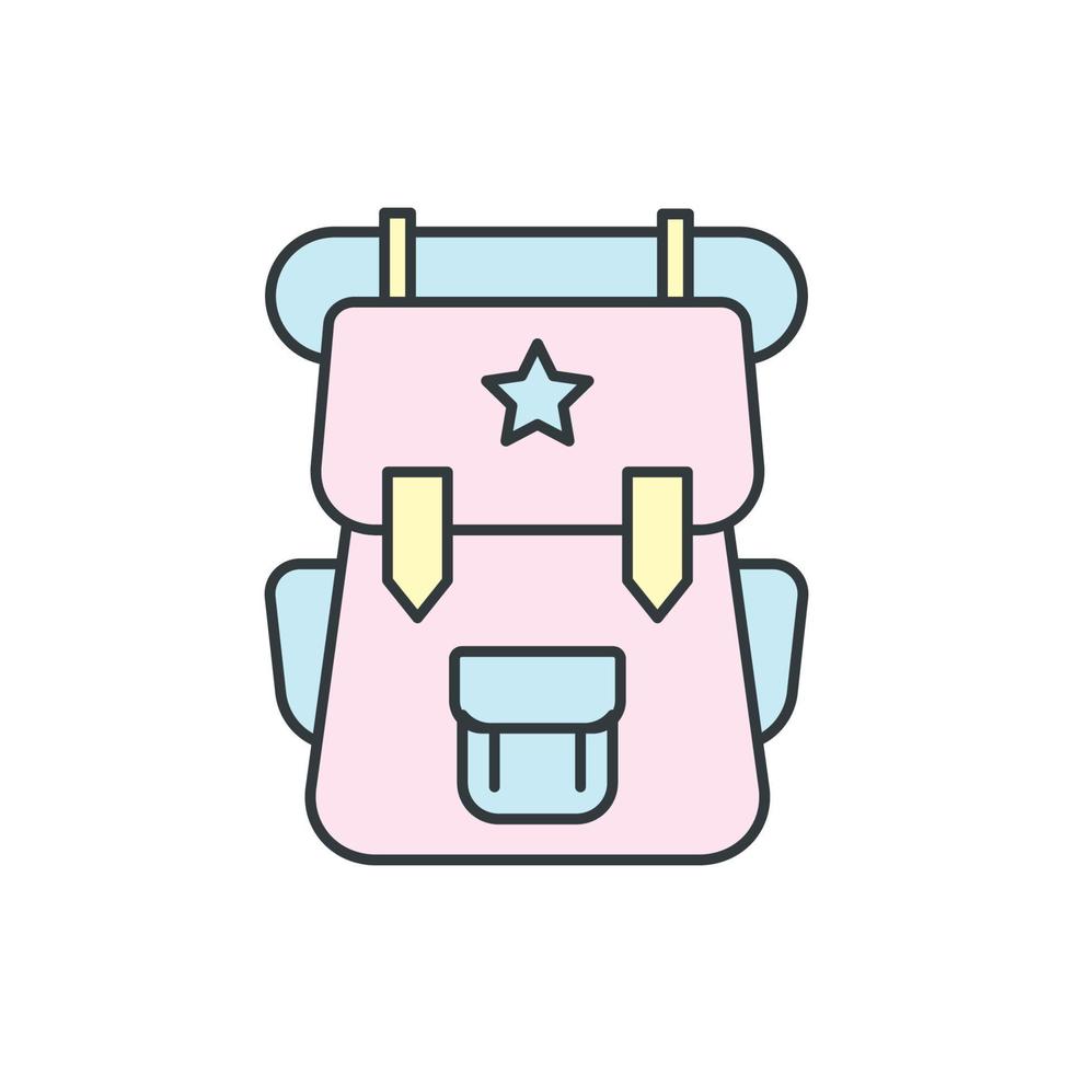 Hiking camp icon vector design templates