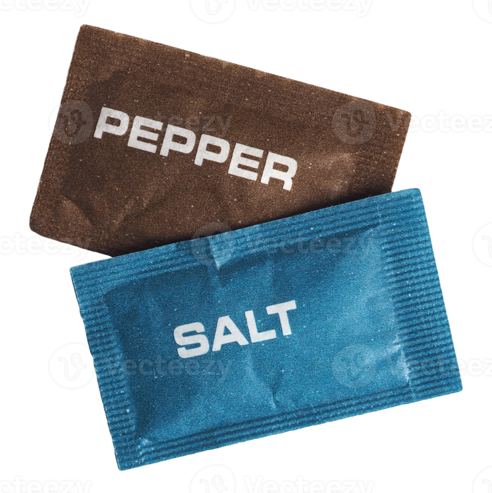 single dose salt and pepper sachet transparent PNG 13754814 PNG