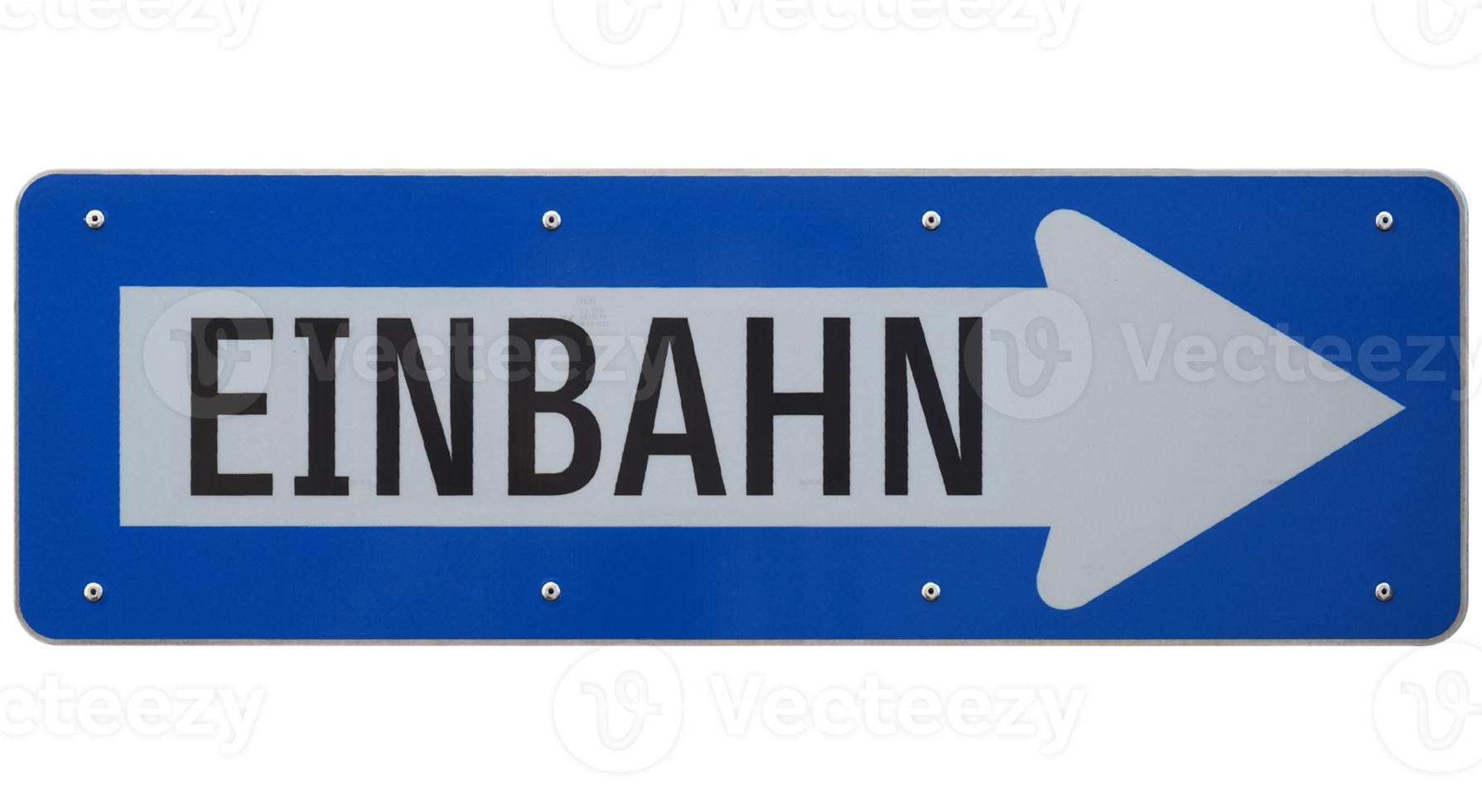 German one way street sign transparent PNG, right arrow png