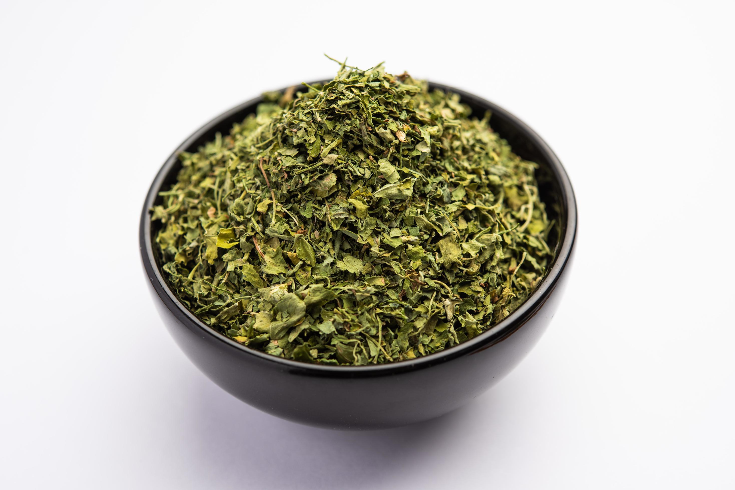 Kasuri Methi or Kasoori Methi or dried fenugreek leaves also known as ...