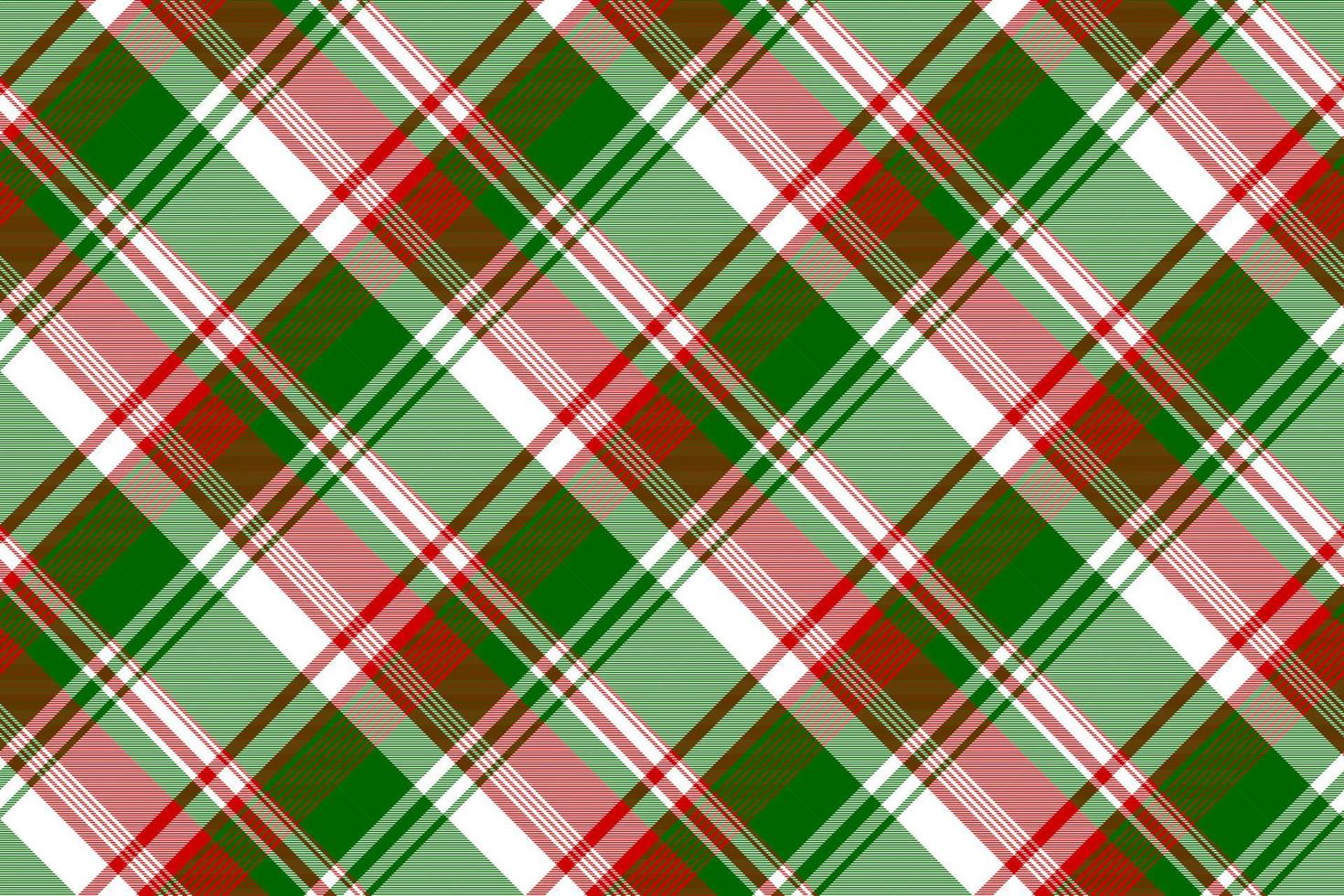Green red bright check fabric texture seamless pattern vector