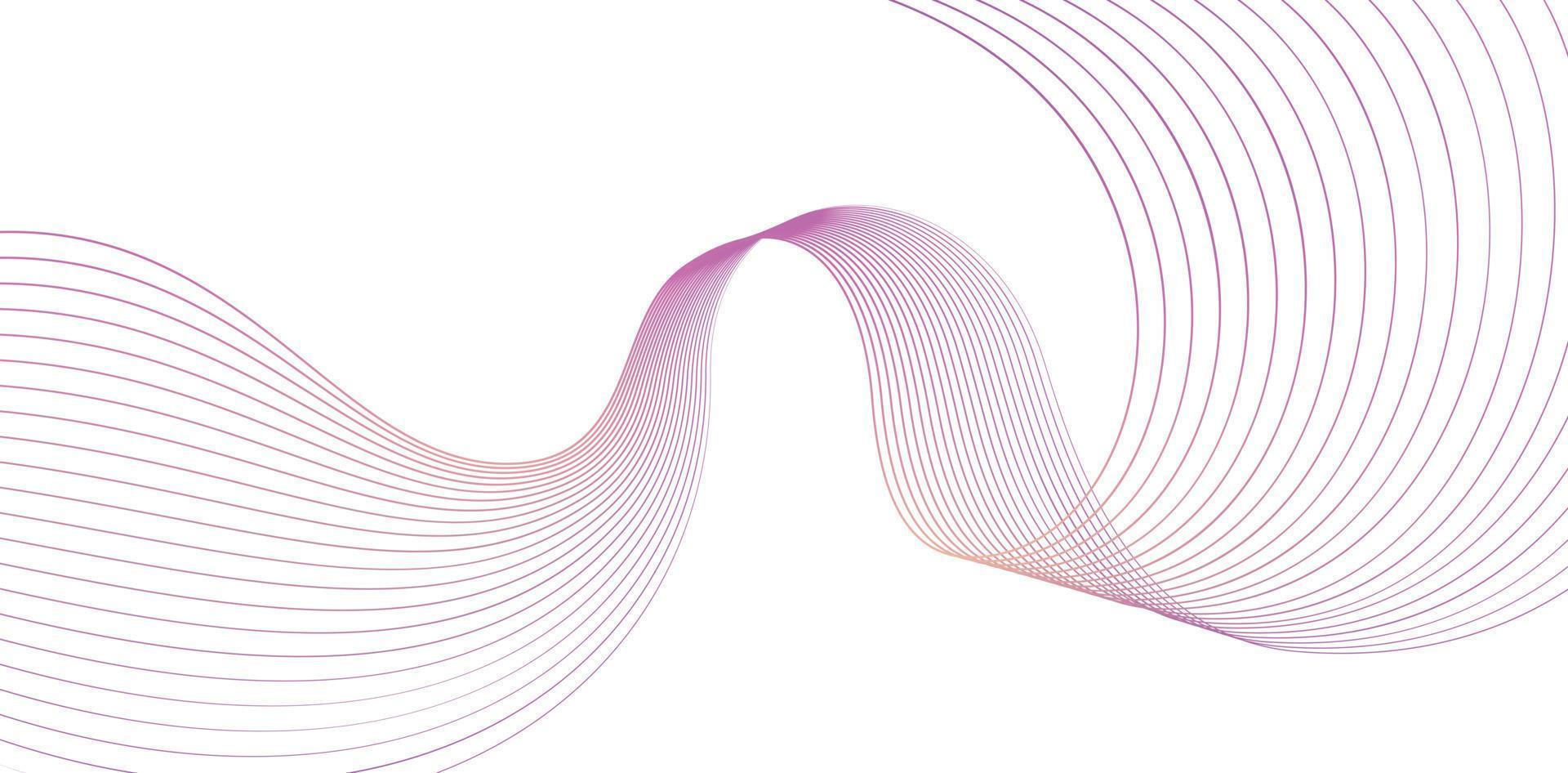 wavy line purple color design or abstract background with line, applicable for web banner, poster corporate, wallpaper computer, presentation media, futuristic design geometric shape, minimalist sign vector