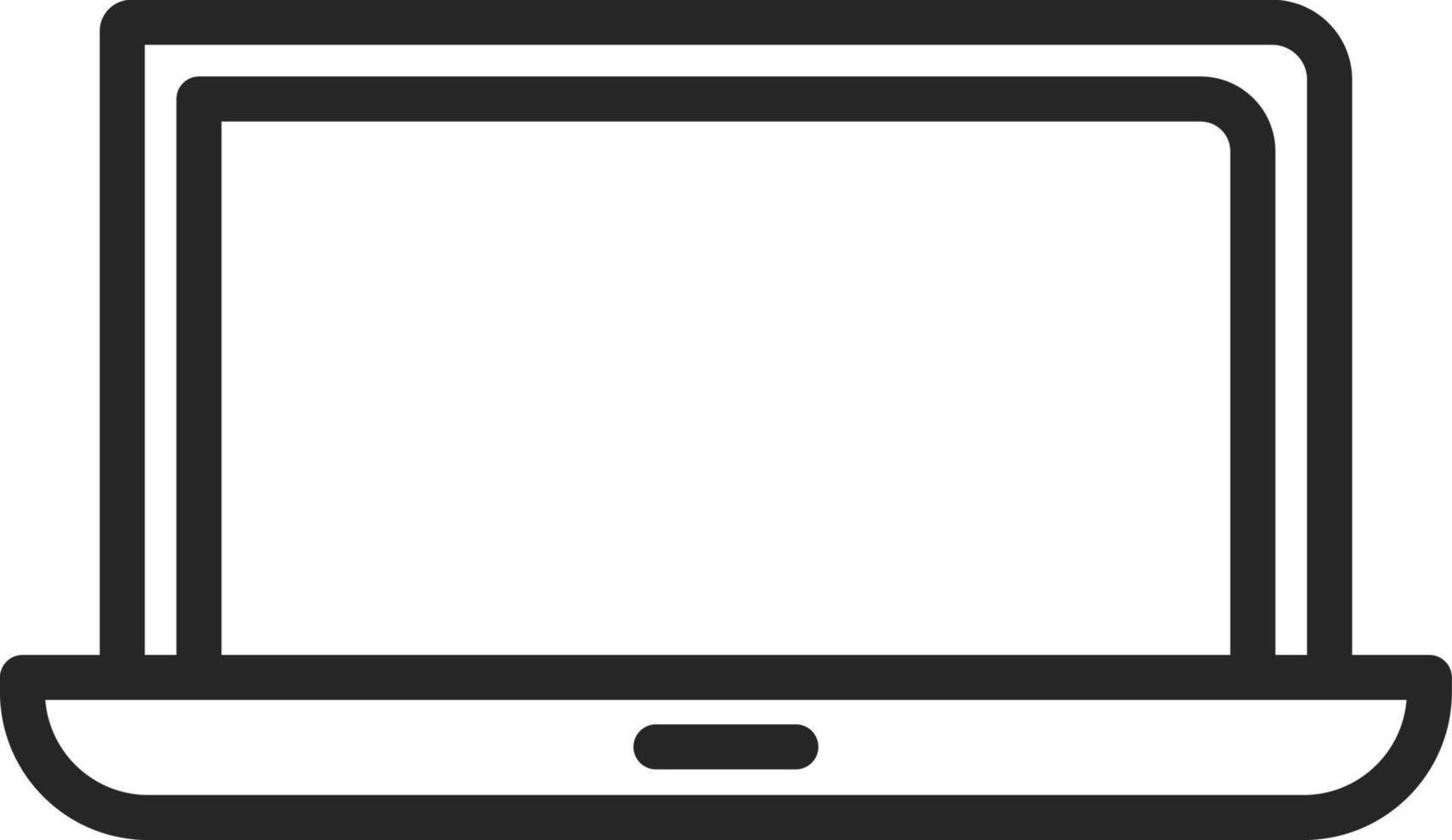 Electric notebook, illustration, vector on a white background.