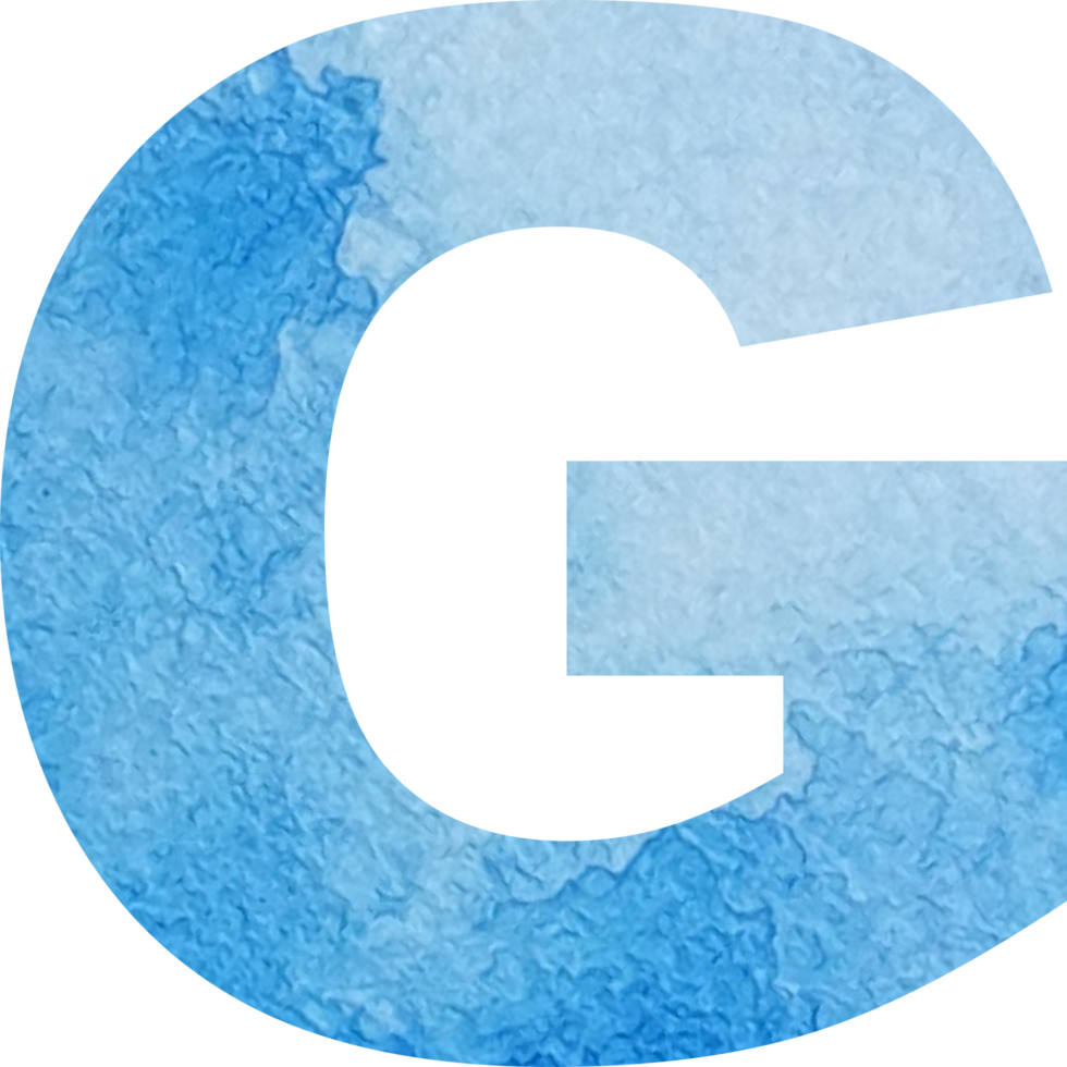 letter g watercolor texture png