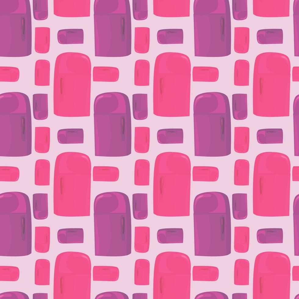 Refrigerator pattern, illustration, vector on white background