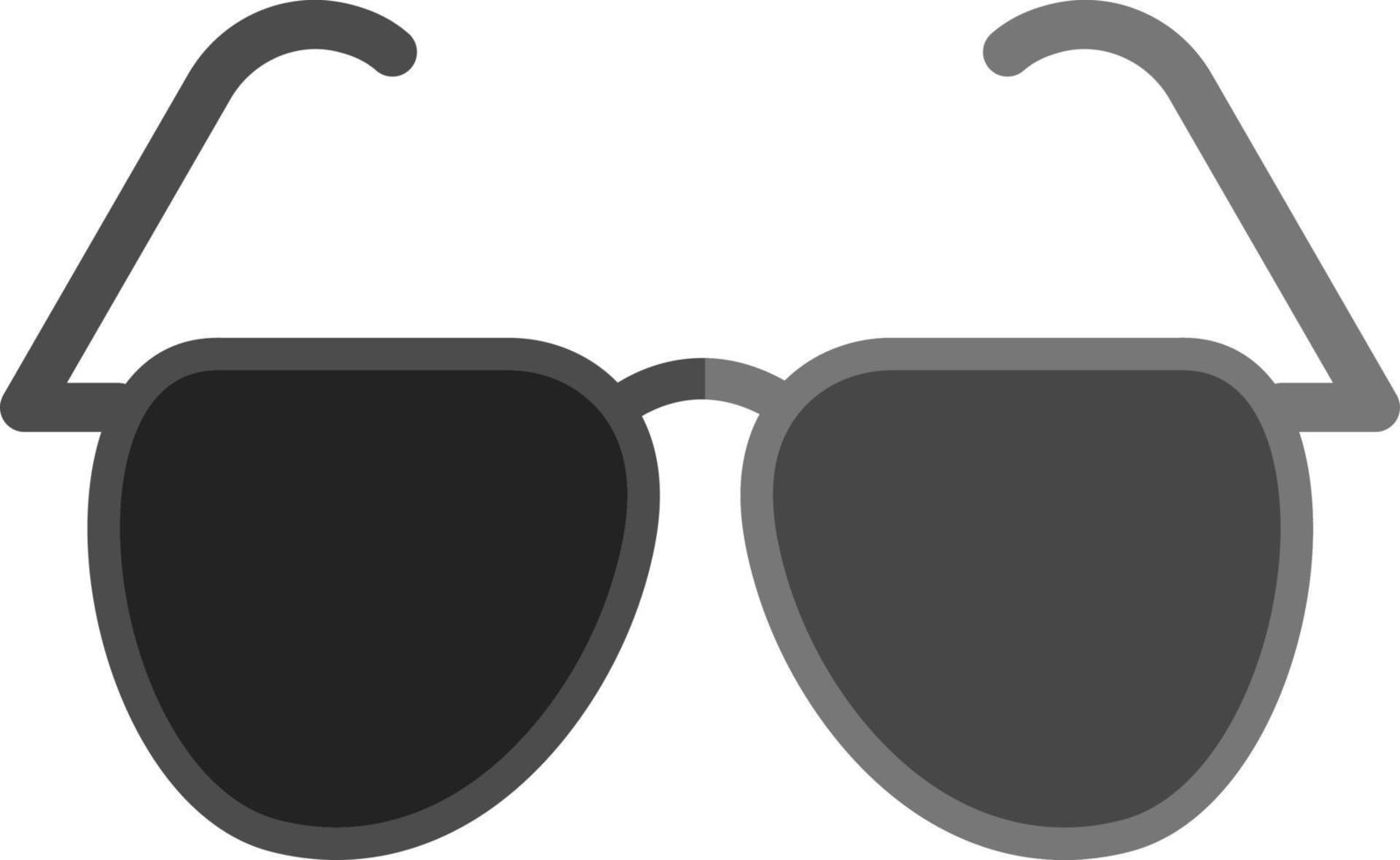 Police sunglasses, illustration, vector on white background.