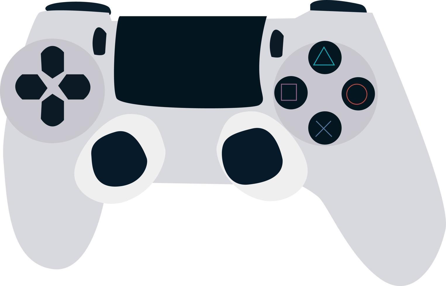 Gamepad, illustration, vector on white background.