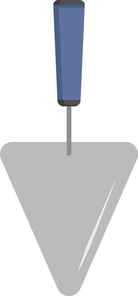 Trowel, illustration, vector on white background.