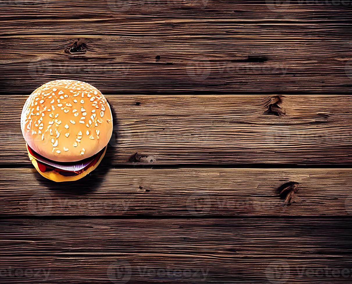 Gourmet fresh delicious homemade hamburger. photo