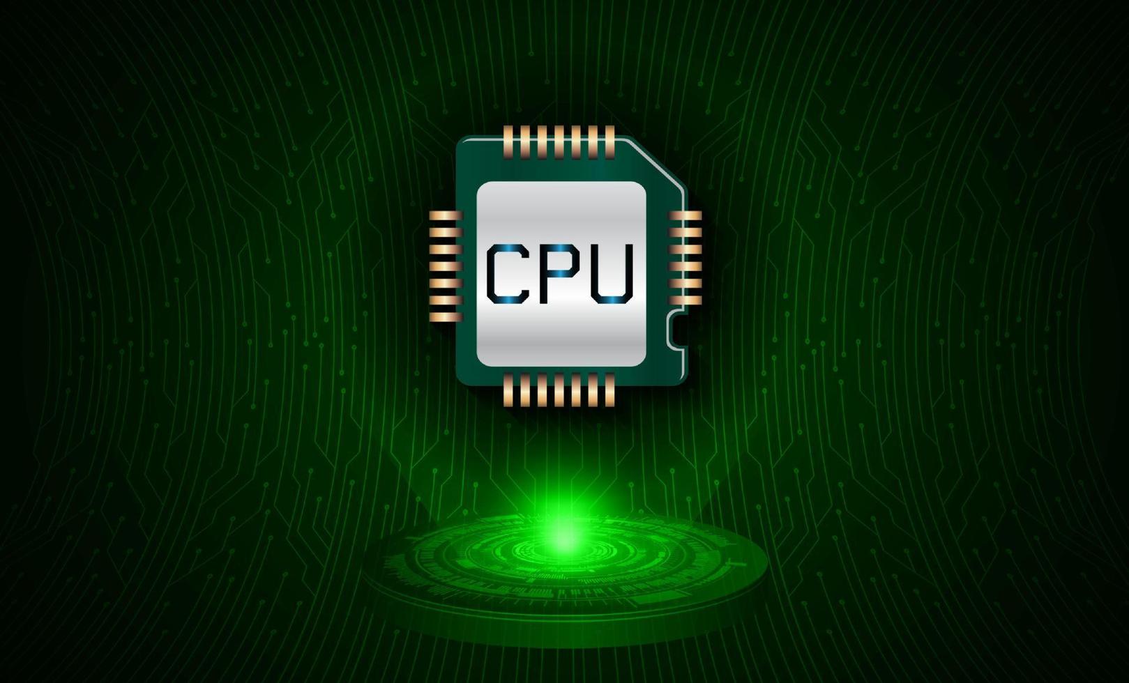 Modern Holographic Chip vector