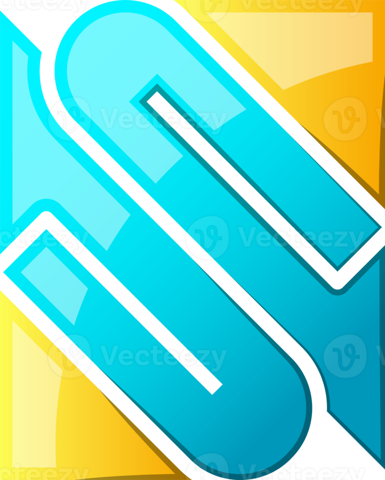 abstract plein lijn logo illustratie in modieus en minimaal stijl png