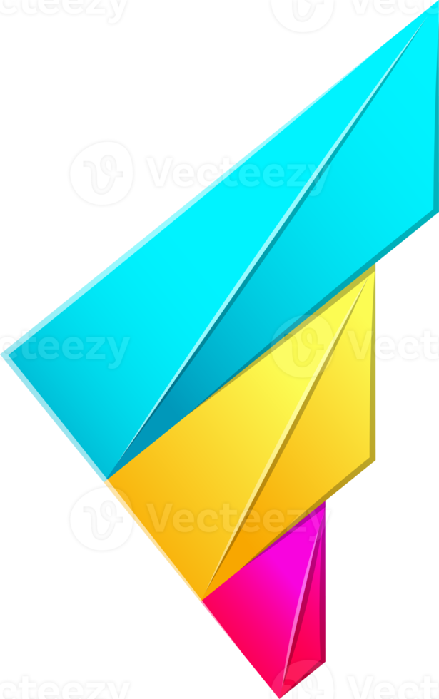 Abstract wing logo illustration in trendy and minimal style png