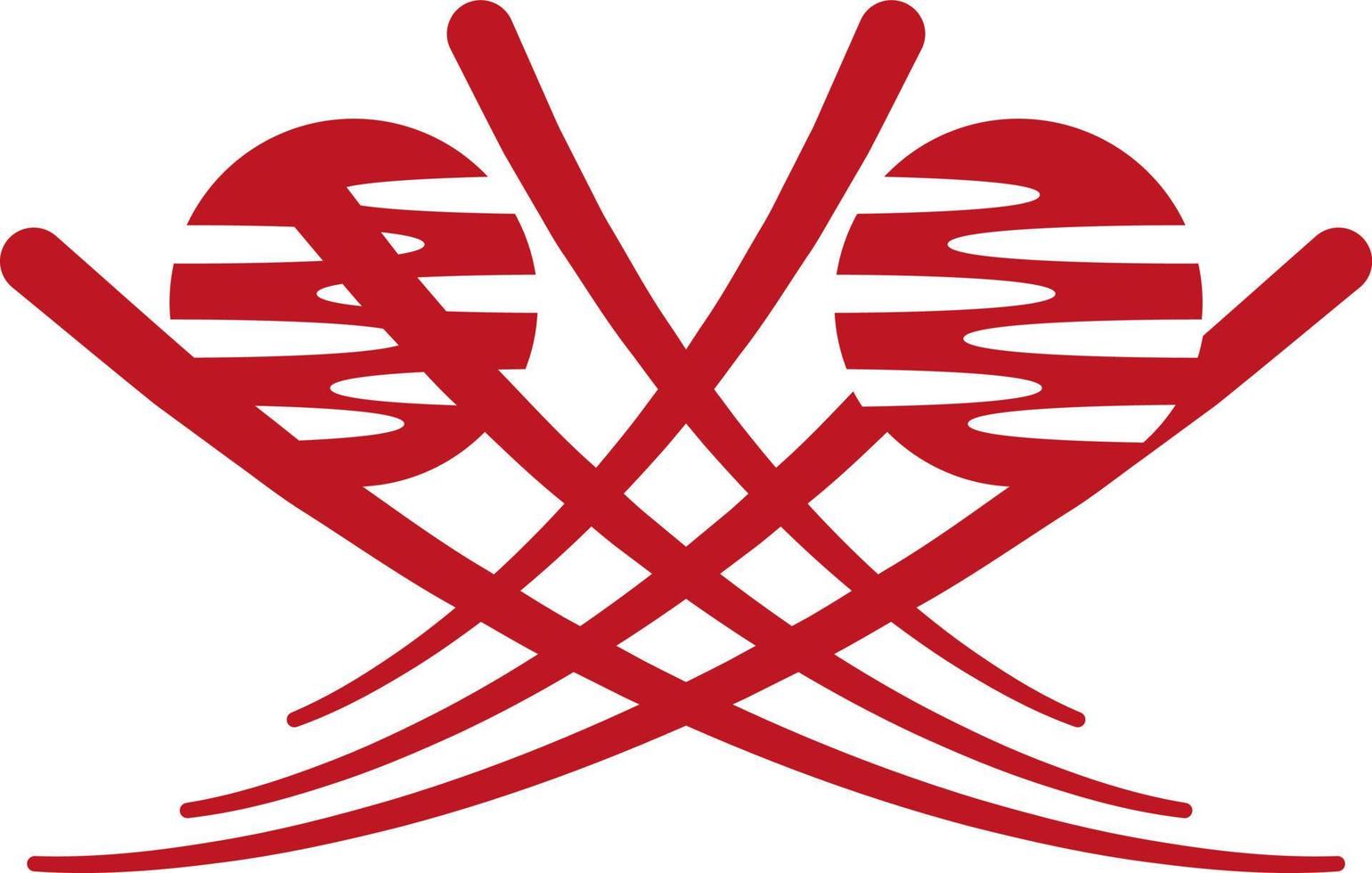 logotipo de círculos rojos, ilustración, vector sobre fondo blanco.