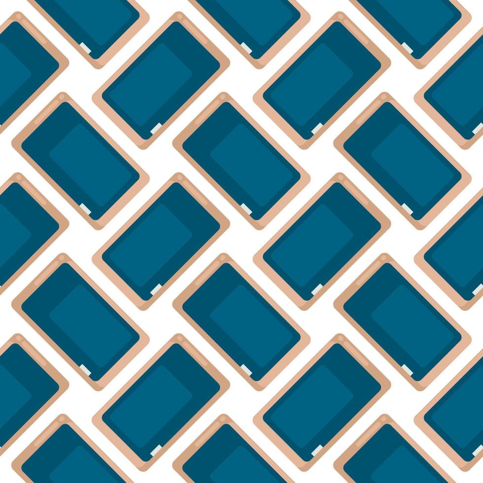 Cute black board ,seamless pattern on white background. vector