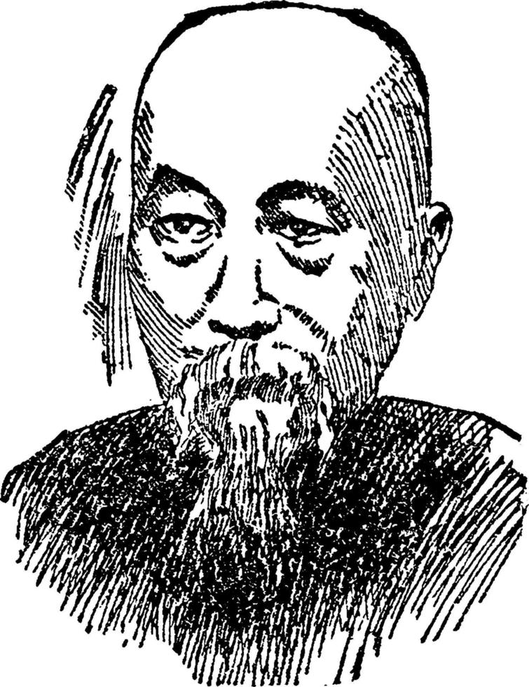 Li Hung Chang, vintage illustration vector