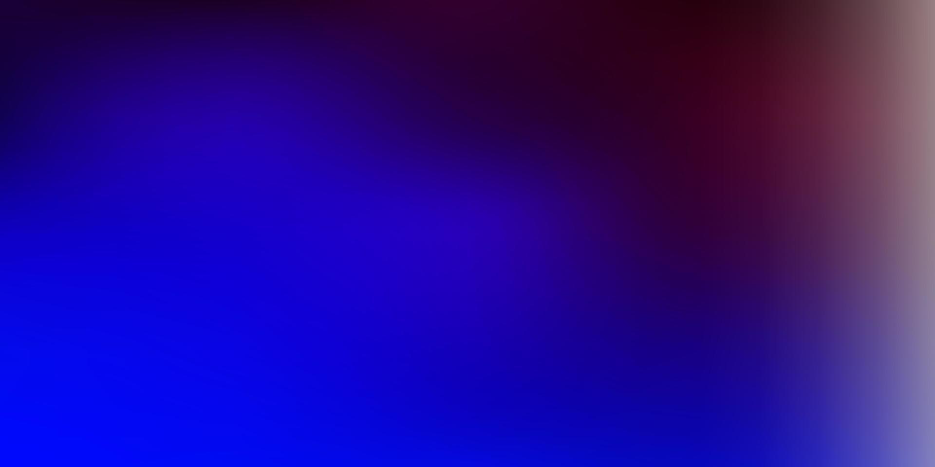 Dark blue, red vector abstract blur pattern.