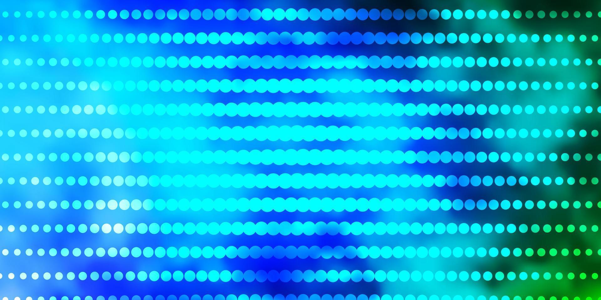 Light Blue, Green vector texture with circles.
