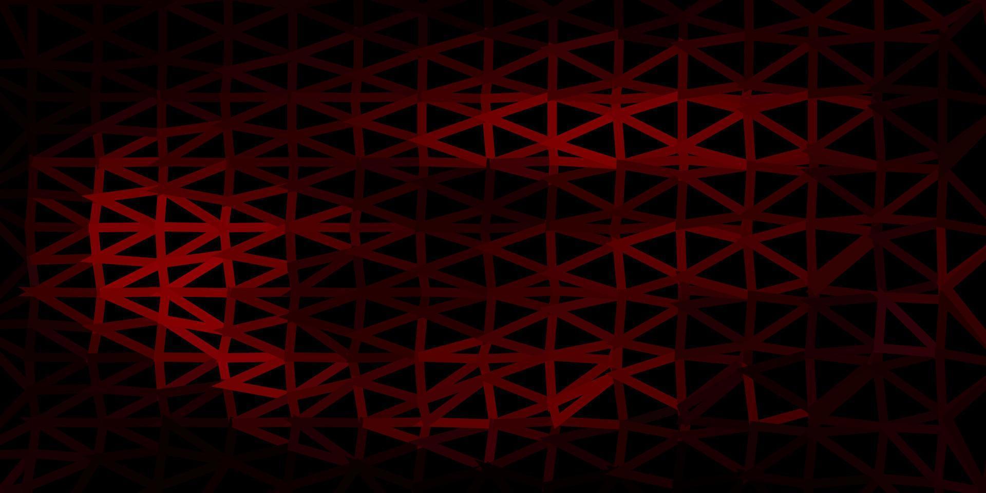 Dark pink, red vector geometric polygonal wallpaper.