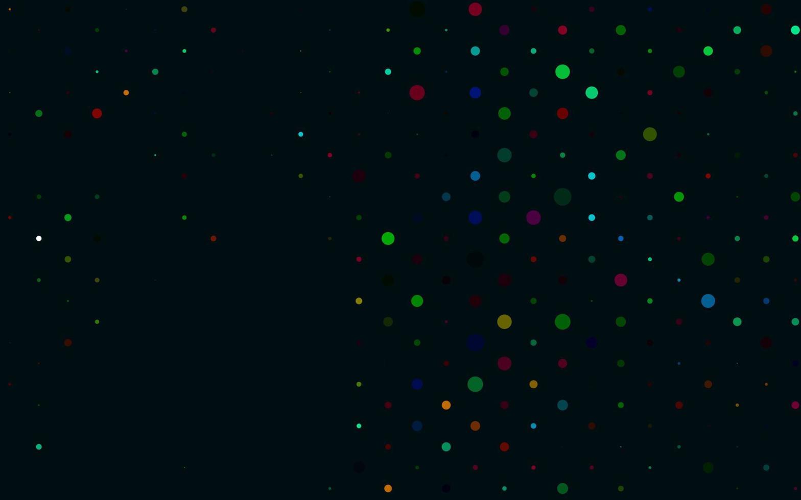 Light Multicolor, Rainbow vector texture with disks.