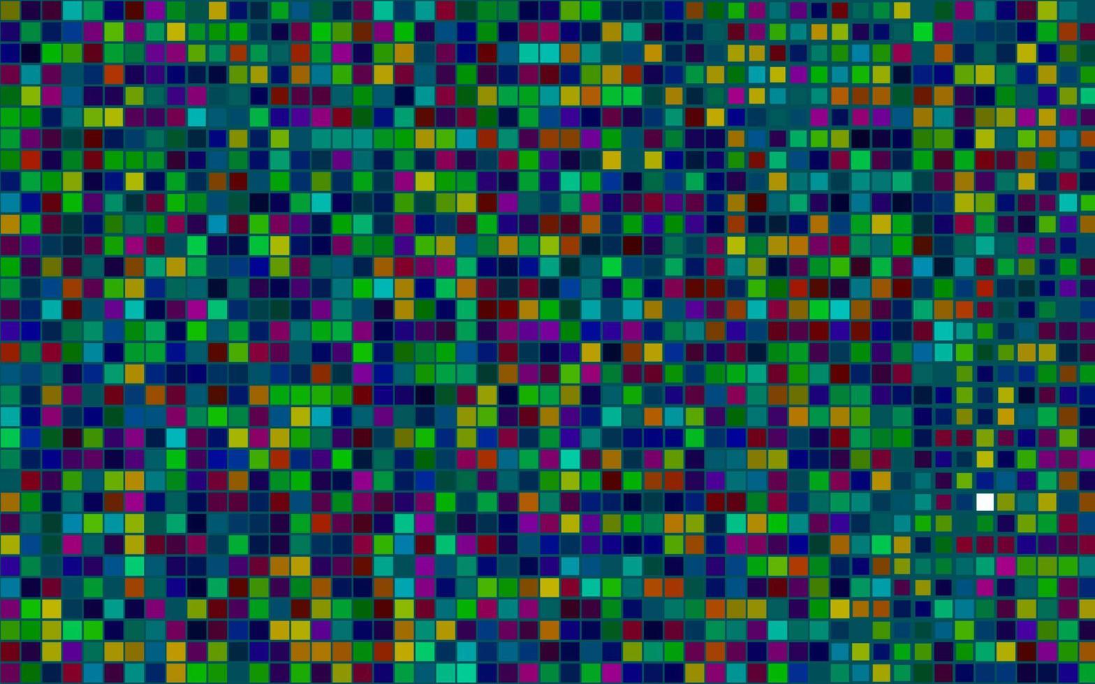 Fondo de vector de arco iris multicolor claro con rectángulos.