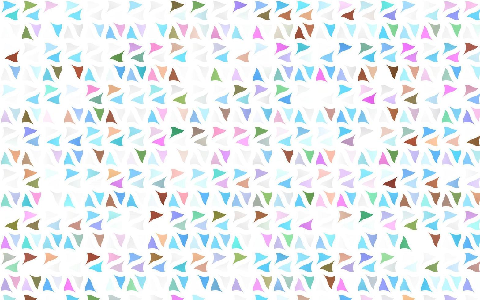 Light Multicolor, Rainbow vector cover in polygonal style.