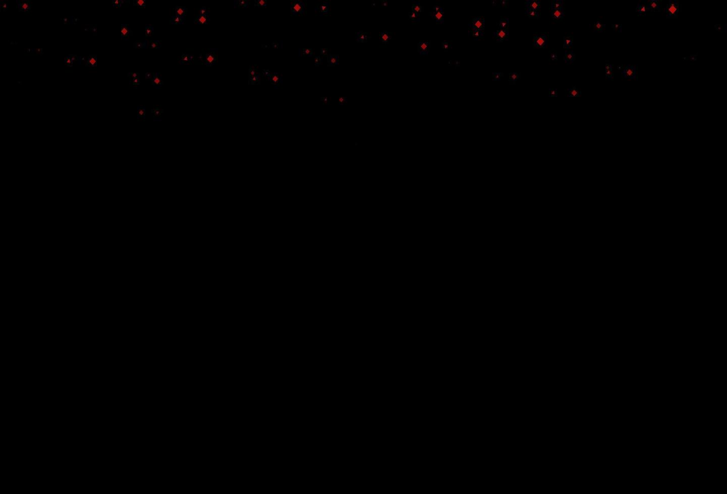 Dark orange vector texture in poly style with circles, cubes.