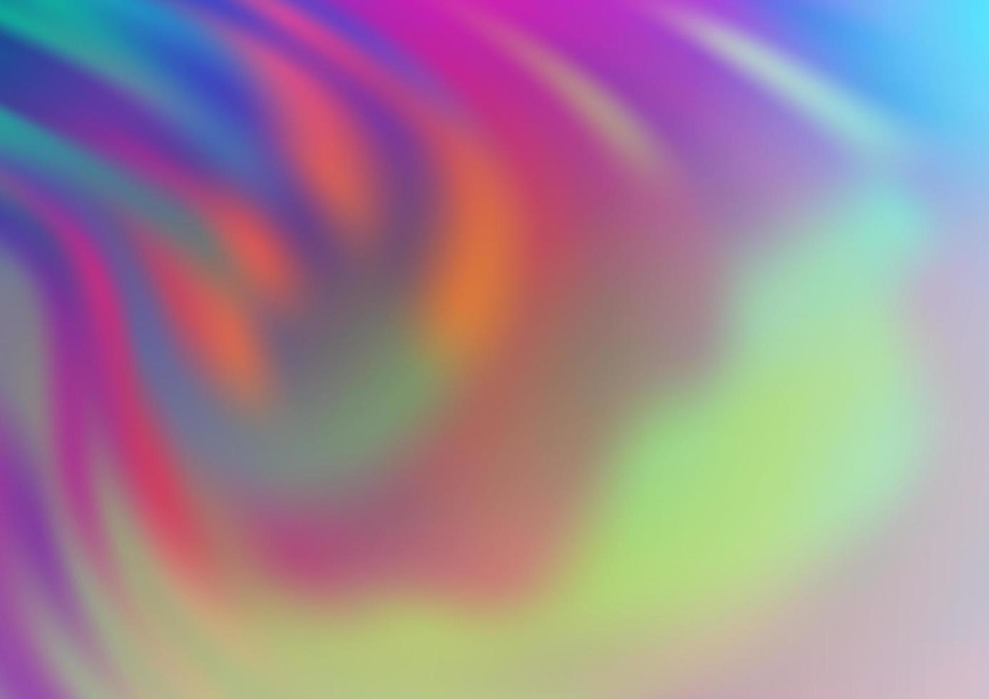 Light Multicolor, Rainbow vector blurred shine abstract background.