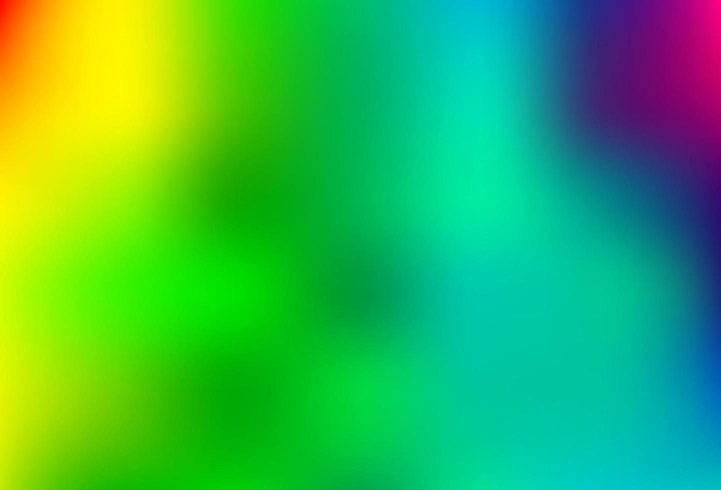 Light Multicolor, Rainbow vector blurred and colored background.