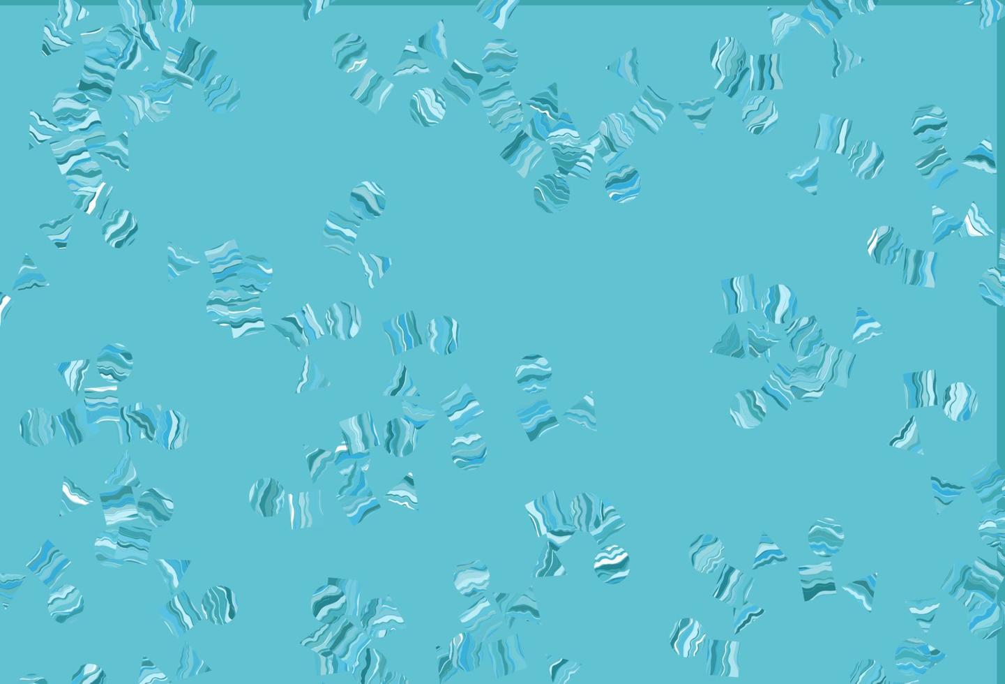 Light BLUE vector backdrop with lines, circles, rhombus.