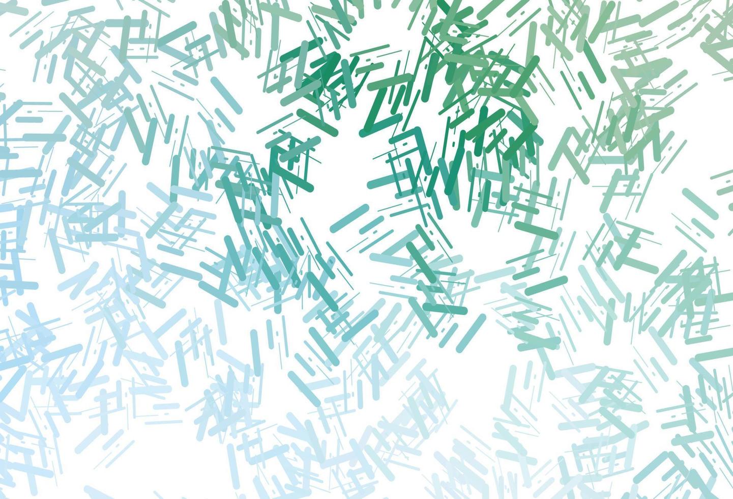Dark blue, green vector background with straight lines.