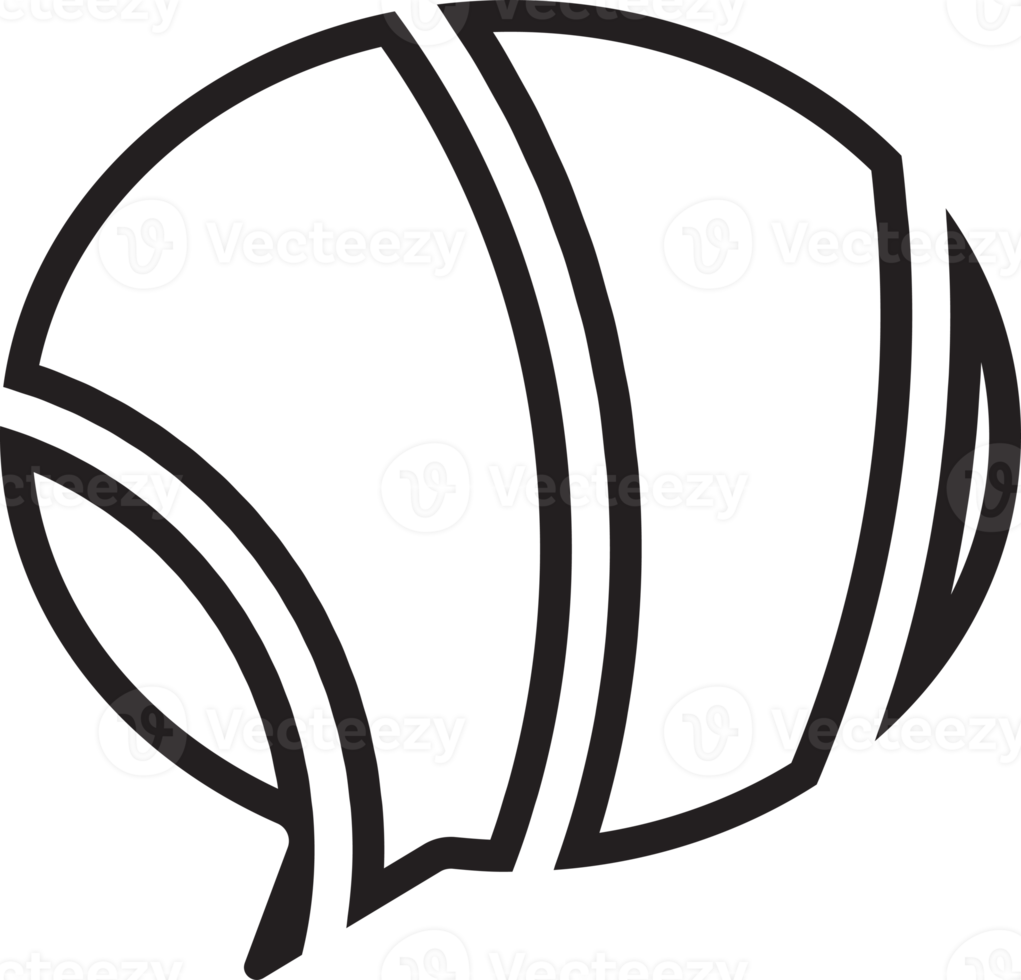 Abstract speech box logo illustration in trendy and minimal style png