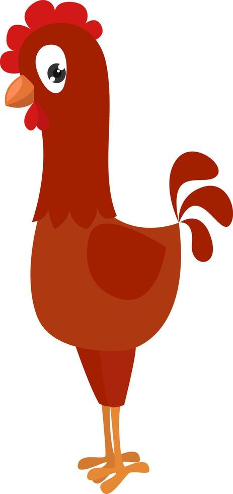 Cute little chicken,illustration,vector on white background vector