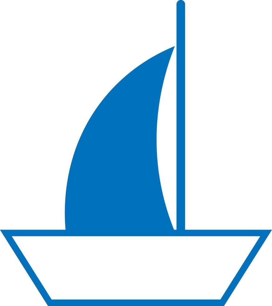 Boat travel, illustration, vector on a white background.