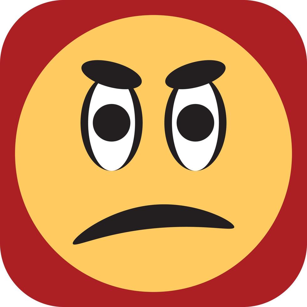 Moody emoji, illustration, vector on a white background. 13759489