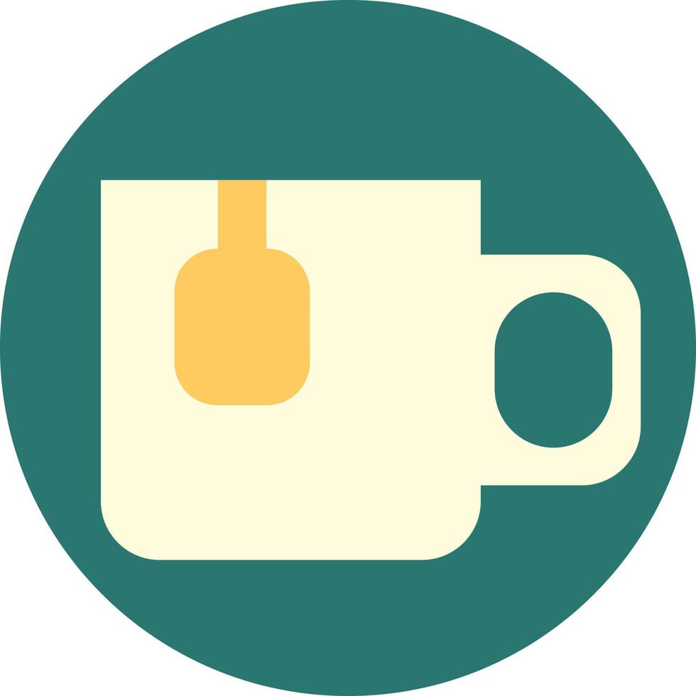 Cup of tea, illustration, vector on a white background.