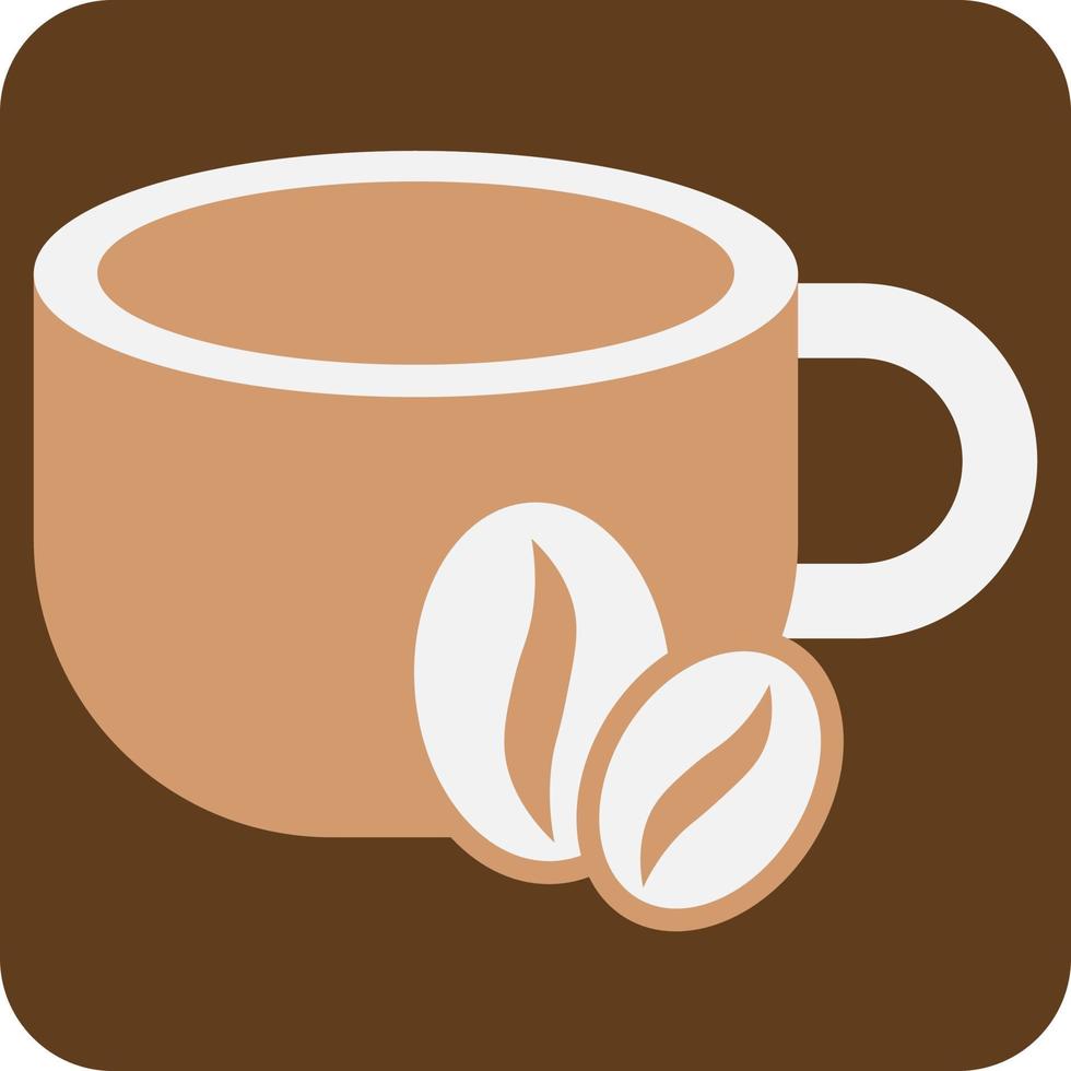 Coffee mug, illustration, vector on a white background.