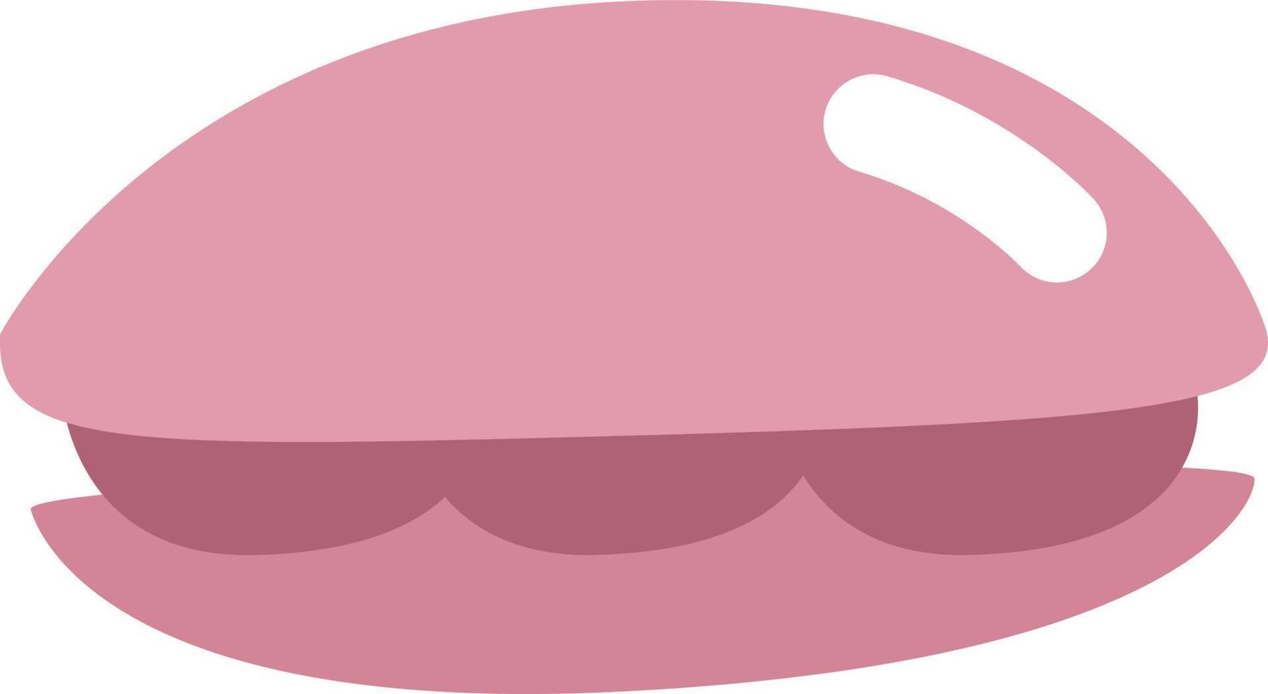 Breakfast sandwich, illustration, vector, on a white background. vector