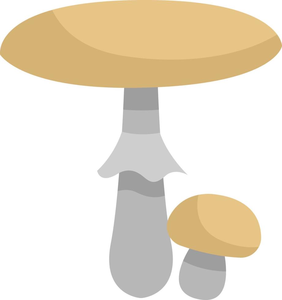 White death cap mushroom, icon illustration, vector on white background