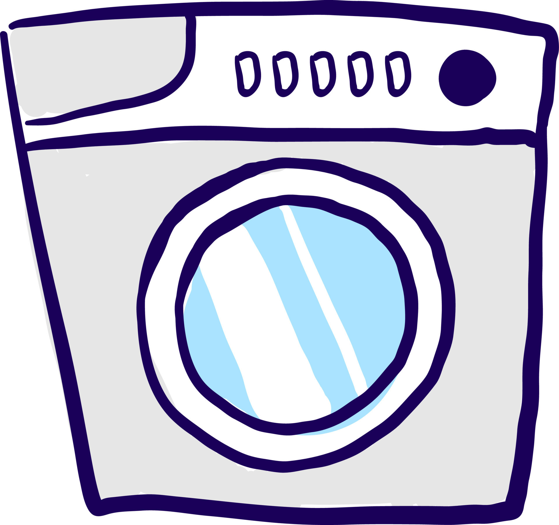 Washer drawing, illustration, vector on white background. 13760303