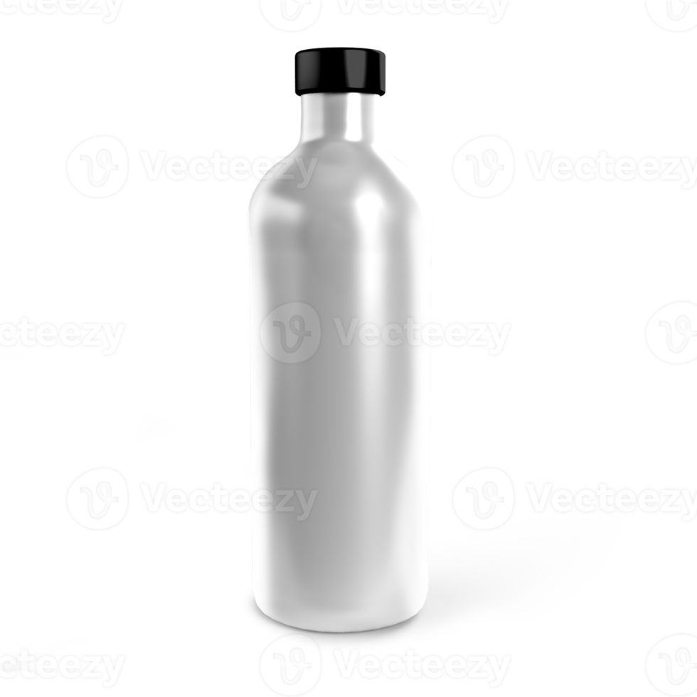 stainless bottle isolated mockup png