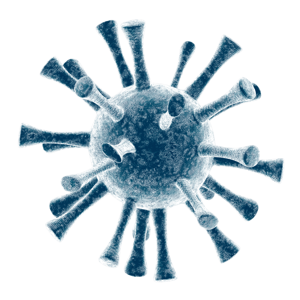 Virus isolated transparency png