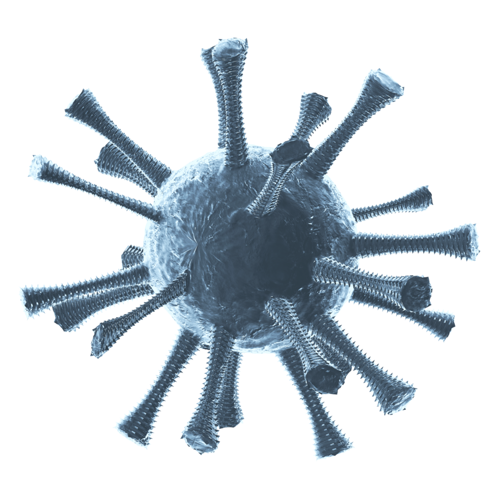 objet transparent de virus png